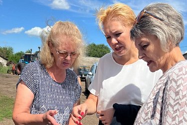 Екатерина Калегина встретилась с саракташцами